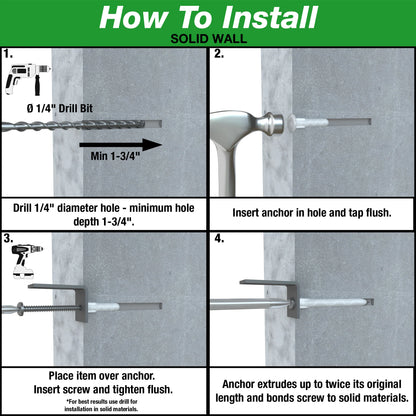 TOGGLER ALLIGATOR® Anchors Pack (100ct)