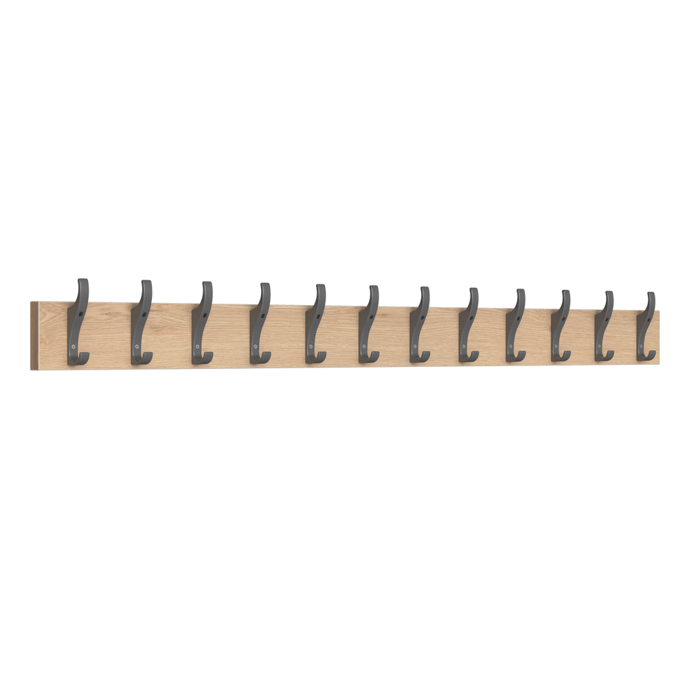 PerfectFit Coat Rail (Toughook Original) – Oak Finish
