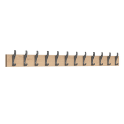 PerfectFit Coat Rail (Toughook Original) – Oak Finish Thumbnail