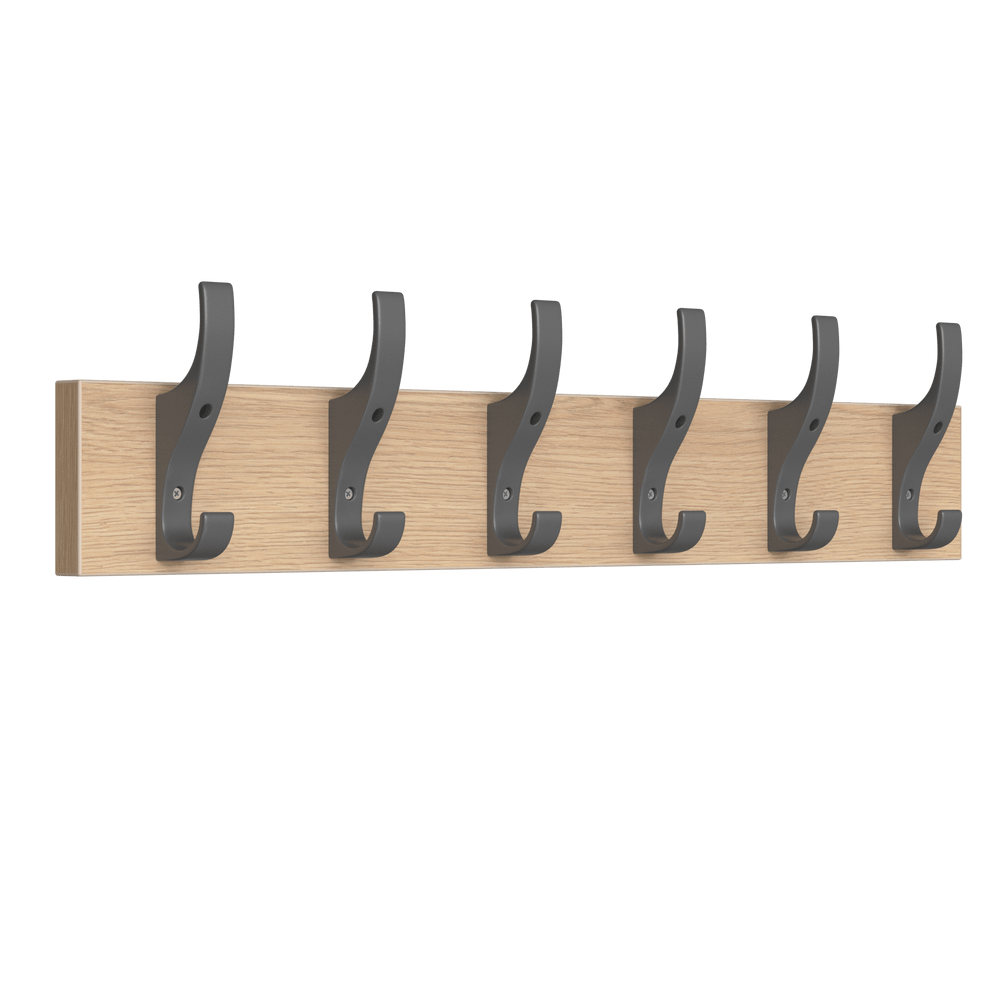 PerfectFit Coat Rail (Toughook XL) – Oak Finish